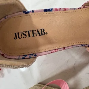 JustFab Pink Floral Wedge Espadrilles thumbnail 5