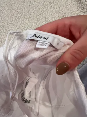 White Corset Top Size M thumbnail 5