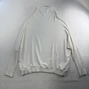Michael Stars L Large Madison Brushed Jersey Long Sleeve Dolman Mock Neck White‎ thumbnail 8