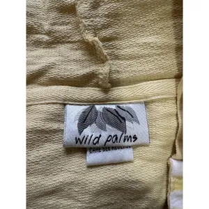 Wild Palms Hooded Sweatshirt Top Size Large Long Sleeve Cotton‎ Beach Vacation thumbnail 3
