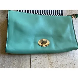 KATE SPADE New York Green Leather Crossbody Shoulder‎ Purse Bag thumbnail 9