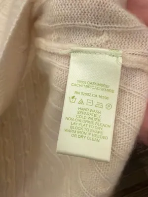 Sigrid Olsen Light Cream Cable-Knit Crewneck Sweater thumbnail 4