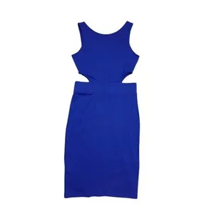 Bongo Bright Blue‎ Sleeveless Cutout Bodycon Dress Size Small thumbnail 2