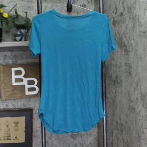 Disney Juniors Stitch Graphic Tunic T-Shirt Tee Blue S thumbnail 2