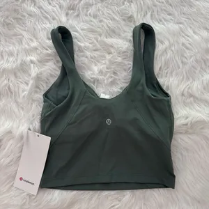 Lululemon Align Tank Top Grey Eucalyptus Size 2 thumbnail 4