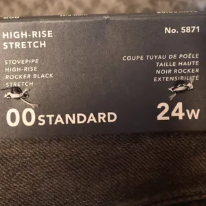 American Eagle Stovepipe High Rise‎ Jeans Womens Size 00 Grey Snake Grunge NWT thumbnail 2