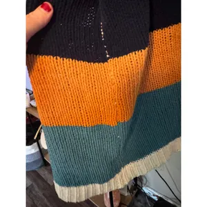 Umgee USA Women Large Striped Chenille Chunky Knit Open Front Cardigan‎ Sweater thumbnail 8