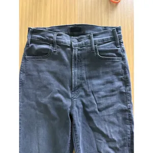 MOTHER The Hustler Ankle Fray Jeans Size 25 Lighting Up Lanterns Gray High Rise thumbnail 5