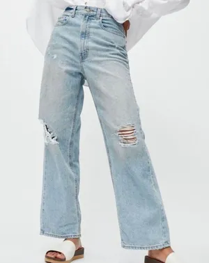 BDG High Rise Loose Baggy Jeans thumbnail 1