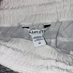 Athleta Womens 1X All Activity Shorts‎ Marble Print Drawstring Waist Athletic thumbnail 2