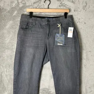 Democracy Ab-solution Ankle Skimmer Jeans‎ Gray Wash 14W Slimming Panels New thumbnail 2