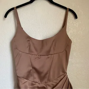 House Of CB Bianca‎ Dress in Mocha size XS NWOT thumbnail 5