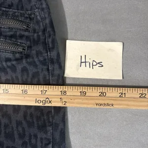 Democracy Jeans Size 6 Absolution Leopard Print Denim Skinny Indie Sleaze Emo thumbnail 10