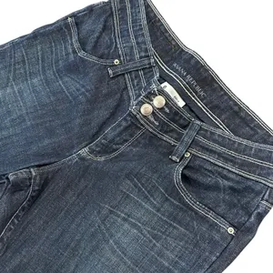 Banana Republic Urban Flared Leg Jeans Dark Wash Indigo Blue 583124 Y2K Boho thumbnail 2