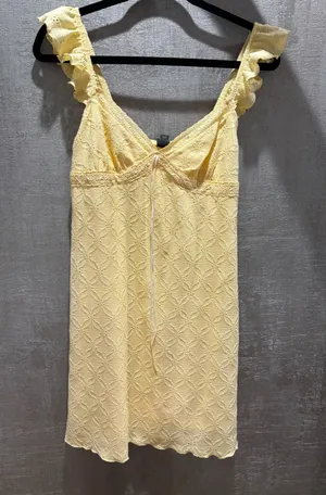 Wild Fable Light Yellow Dress thumbnail 1