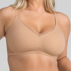 Honeylove CrossOver Bra in Sand Size Large 38B 38C thumbnail 1