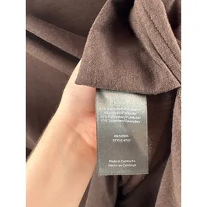 Womens DanSkin Medium Chocolate Brown Hoodie thumbnail 5