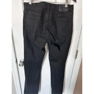 LRL Ralph Lauren LAUREN jeans company black jeans straight classic fit sz 8 wo thumbnail 4