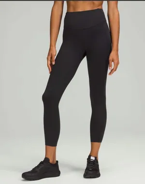 Lululemon Base Pace High-Rise Tight 25" Black Athletic Leggings thumbnail 1