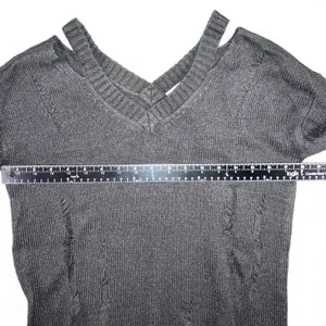 Arizona Vintage Sweater Women XS V Neck Distressed‎ Fairy Whimsigoth Witchy Peasant Y2K thumbnail 4