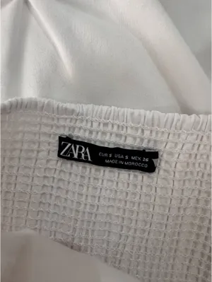 ZARA Bodysuit White thumbnail 2