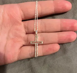 Silpada Silver Cross Necklace thumbnail 3