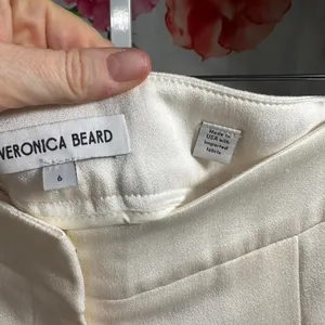 S125   Veronica Beard white pants Size 6 thumbnail 3