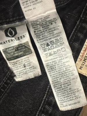 Levi’s Premium Baggy Dad Jeans W32 Black Big E High Rise 100% Cotton thumbnail 11