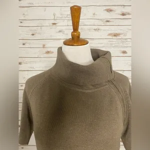 Calvin Klein zippered cowl/turtleneck sweater dress thumbnail 3