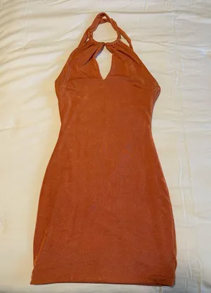 Princess Polly Mini Bodycon Dress Orange thumbnail 4