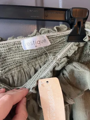Vestique Green Skirt Ruffle thumbnail 3
