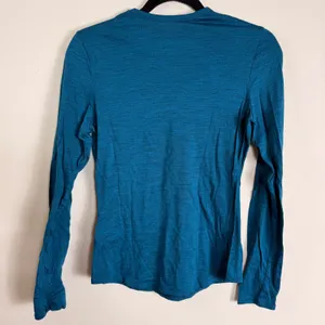 Segments Womens XS Teal 100% Merino Wool Long Sleeve Crewneck Base Layer Top thumbnail 2