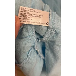 Stoney Clover Lane Button Down Dress Size Large Turquoise Blue thumbnail 11