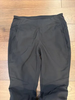 INA VINA Black Athletic Leggings Performance Pants Paneled Size Small - C61-125 thumbnail 2