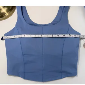 Harmony & Balance Blue Activewear Set Crop Top High Waist Leggings NWT‎ Small thumbnail 7