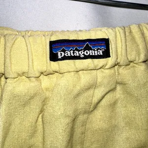 Patagonia Women's Size Medium Yellow Island Hemp Shorts 8" Drawstring Pockets thumbnail 6