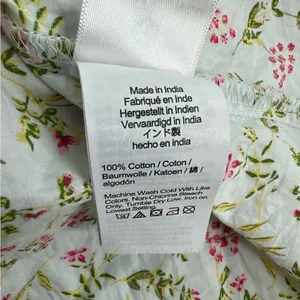 J.‎ Crew Short-Sleeve Smocked Dress in Meadow Floral Size Medium thumbnail 8