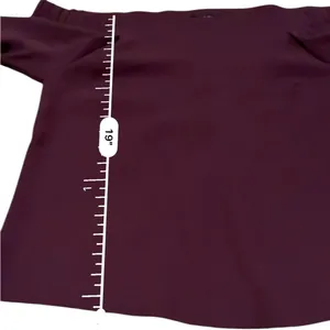Aritzia Babaton Rodrigo Burgundy Off The‎ Shoulder 3/4 Sleeve Top Sz S thumbnail 6