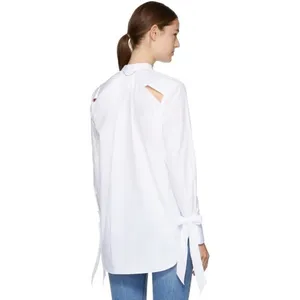 Rag & Bone Dylan Long‎ Sleeve Poplin Shirt White Size S thumbnail 2