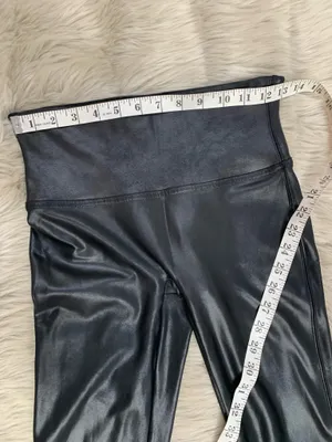 SPANX Faux Leather Leggings Black Medium thumbnail 7