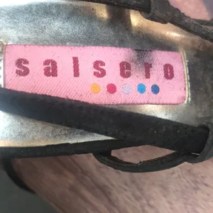 Salsero sz 8 black shoes thumbnail 5