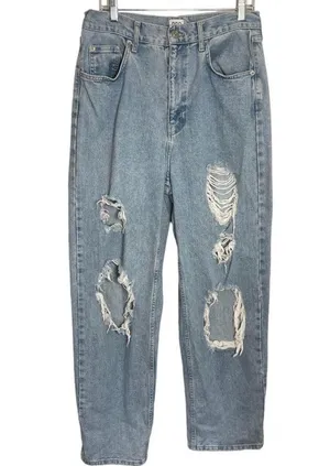 BDG High Rise Baggy Distressed Size 31 thumbnail 3