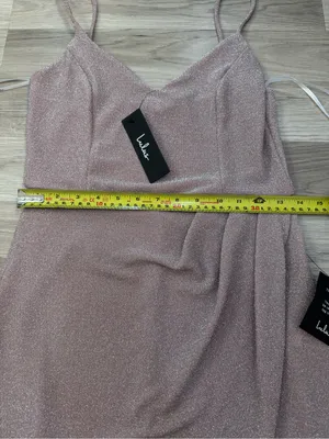 Lulu's Shimmery Light Pink mini dress thumbnail 11