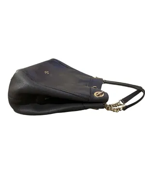 Coach Turnlock Edie Shoulder Bag Oxblood Pebble Leather Style 36855 Used thumbnail 3