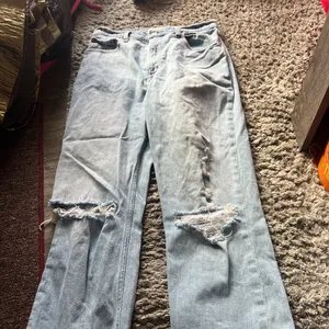 Abercrombie &‎ Fitch the ankle striaght ultra high rise jeans size 6 thumbnail 3
