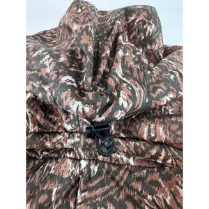 Patagonia Womens Brown Ikat Paisley Down Puffer Vest Removable Hood Medium 28395 thumbnail 6