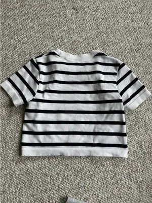 Striped top White thumbnail 2