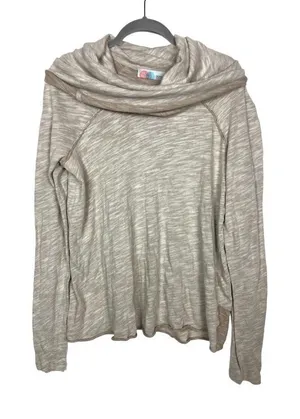 Free people‎ beach cowl neck top women’s size medium thumbnail 1