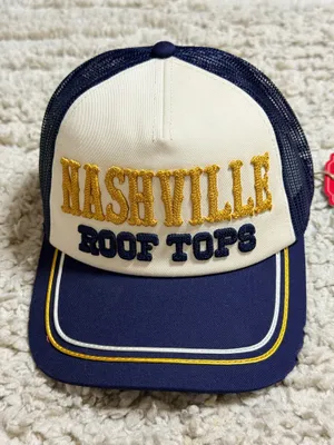 New American Needle “ Nashville Rooftops” Embroidered Trucker Hat thumbnail 2