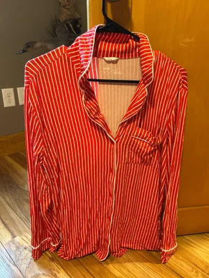 Aerie Pajama Shirt Long Sleeve thumbnail 1